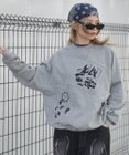 WEGO 【ユニセックス着用ITEM】フォトペーストグラフィックプルオーバー