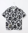 PW CIRCULUS 【MEN】【ストレッチ/通気性】プリント オープンカラー シャツ