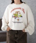WEGO イラストプルオーバースウェット