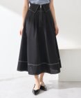 earth music&ecology フォールドオーバーウエストスカート