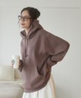 WEGO 【ユニセックス着用ITEM/裏起毛】リラックスフィットスウェットプルパーカー