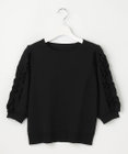 Feroux 【洗える】フリルスリーブニット