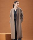 BEIGE， PASSY / ノーカラーロングコート