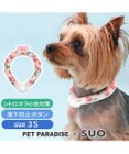 PET PARADISE ペットパラダイス 28℃クールリング SUO 《いちご》 〔３Ｓ〕 小型犬