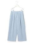 ICB 【WEB限定カラーあり】FluidBackSatin ワイドクロップドパンツ