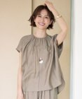 自由区 S 【カタログ掲載・人気素材・新型登場・新色追加・セットアップ対応】エアリーツイルプルオーバー ブラウス