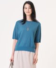 J.PRESS LADIES S 【アンサンブル着用可】Vis/Peスパーク クルーネック プルオーバー