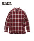 J.PRESS MEN 【J.PRESS ORIGINALS】【UNISEX】Indian Madras Open Shirts / Baggy-Fit