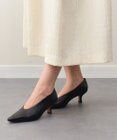 INTER-CHAUSSURES 【ANGEL ALARCON】ポインテッドトウディープカットパンプス