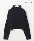 23区 【エステータ】クロスデザイン ニット