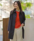 J.PRESS LADIES 【春のマストアイテム】ドライツイルストレッチ ステンカラー コート