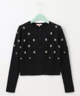 TOCCA 【洗える】PEARL BOUQUET KNIT カーディガン