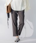 自由区 【洗える】2WAYツイル テーパードパンツ