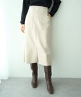 YECCA VECCA ハイウエストフェイクスエードスカート