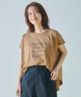 ANY 【UVケア/接触冷感】チュニック丈半袖ロゴTシャツ