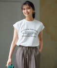 ANY フロッキーロゴフレンチスリーブTシャツ