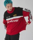 WEGO 【ユニセックス着用ITEM】レーシンググラフィックニットブルゾン