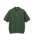 J.PRESS MEN 【WEB・一部店舗限定】Blanket Stitch Knit Polo