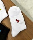 WEGO ダイナソー刺繍アンクルソックス