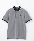 23区GOLF 人気NO.1ポロ【MEN】ピラミッドカノコ 半袖ポロシャツ