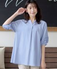 フリル付きパフスリーブチュニック