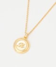 J.PRESS LADIES 【リバーシブル】イニシャルコイン ネックレス