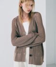 uncrave メッシュニット カーディガン