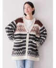 AMERICAN HOLIC フェアアイル柄ニットカーディガン