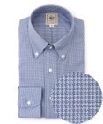 J.PRESS MEN 【吸水速乾 / UVケア / 高通気性】【SMART TECH】ハウンドトゥース ジャージーシャツ