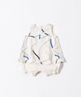 TRICOTE カットリボン柄 ロンパース