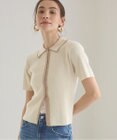 WEGO 【ANGIE VINTAGE/サマーニット】フロントホックポロニット