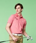23区GOLF 【MEN】ハニカムカノコ半袖ポロシャツ