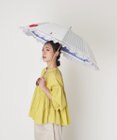 MOONBAT 【遮光/晴雨兼用日傘】POLO RALPH LAUREN（ポロラルフローレン）折りたたみ日傘 ストライプフリル 遮熱 遮光 UV
