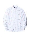 J.PRESS MEN 【J.PRESS ORIGINALS】EMBBAGGY B.D. SHIRT / BAGGY FIT