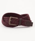 JOSEPH ABBOUD 【ストレッチ/ソフト/日本製】ウールメランジメッシュ ベルト