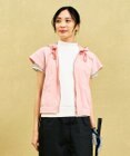 23区GOLF 【WOMEN】シアーストレッチ ショート丈フードベスト