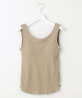 Feroux カップ付きリブ タンクトップ