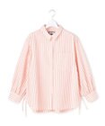 J.PRESS YORK STREET 【WOMEN】サイドドローストリング シャツブラウス