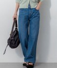 【滝沢眞規子さん着用/VERY・Oggi掲載】23区DENIM ストレッチ ワイドパンツ