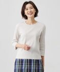 J.PRESS LADIES リブ クルーネック カットソー