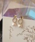 Tiaclasse 【金属アレルギー対応】ドロップ＋パールピアス