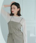 YECCA VECCA クルーネックレイヤードシアートップス