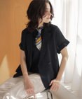 組曲 【WEB限定】メランジレノクロス バックペプラムジャケット