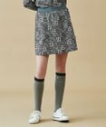 23区GOLF クラシカルで上品！【WOMEN】【ストレッチ・撥水】チェック柄 台形スカート