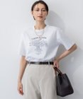 23区 S 【洗える】JANE PACKERコラボ フラワー刺繍 Tシャツ