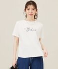 ANY SIS 【洗える】ベーシックロゴ刺繍 Tシャツ