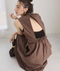 WEGO 【ANGIE VINTAGE】バックオープンノースリーブワンピース