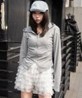 WEGO サイドリボンカットジップパーカー