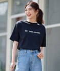 ANY 【汗ジミ防止加工】シルケットスムース半袖ロゴTシャツ
