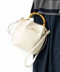 23区 バンブーハンドルミニショルダーバッグ